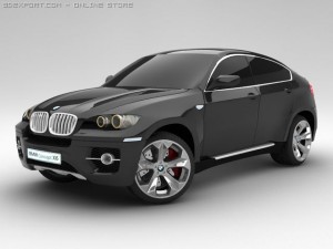 bmw x6 standard materials 3Dモデル