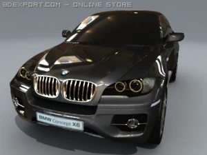 bmw x6 standard materials 3D Model