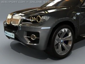 bmw x6 standard materials 3D Model