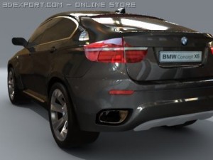 bmw x6 standard materials Model 3D