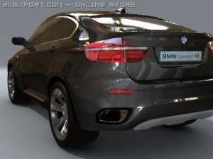 bmw x6 standard materials 3D Model