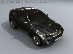bmw x6 standard materials 3D Model