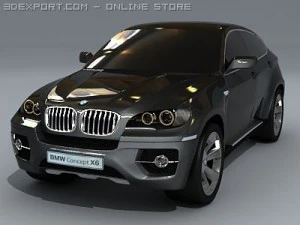 bmw x6 standard materials 3D Model