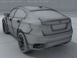 bmw x6 standard materials 3D Model