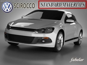 volkswagen scirocco standard m 3D Model