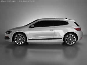 volkswagen scirocco standard m 3D Model