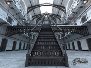 prison 01 day 3D Model