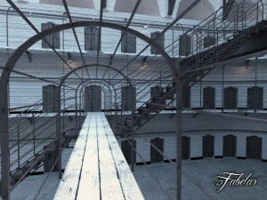 prison 01 day 3D Model