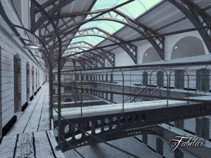 prison 01 day 3D Model
