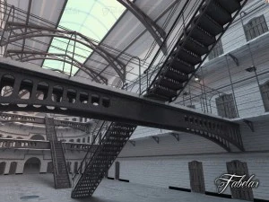 prison 01 day 3D Model