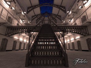 prison 01 day and night Modello 3D