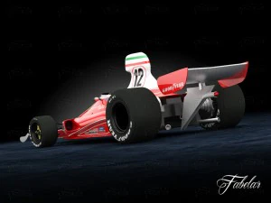 ferrari 312t niki lauda 3D Model