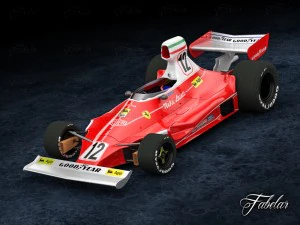 ferrari 312t niki lauda 3D Model