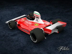ferrari 312t niki lauda 3D Model