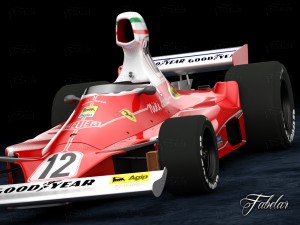 ferrari 312t niki lauda 3D-Modell