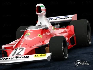 ferrari 312t niki lauda 3D Model