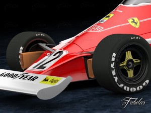 ferrari 312t niki lauda 3D-Modell