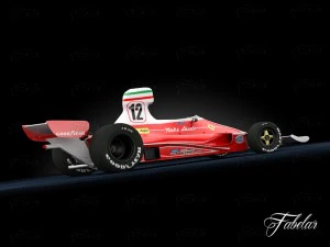 ferrari 312t niki lauda 3D Model
