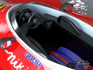 ferrari 312t garage 01 3D Model