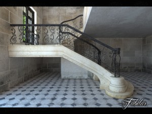 staircase 01 3D Model