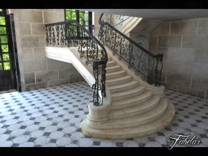 staircase 01 3D Model