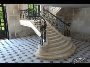 staircase 01 3D Model