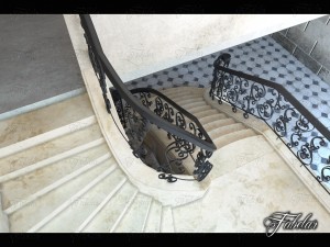 staircase 01 3D Model
