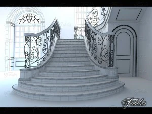 staircase 01 3D Model