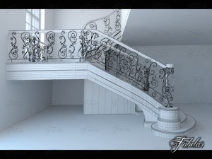 staircase 01 3D Model