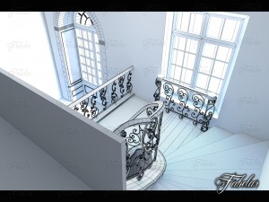 staircase 01 3D Model