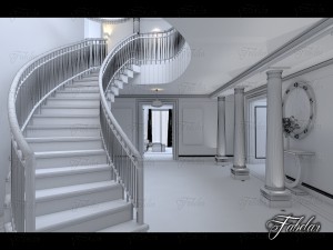 hall 10 Modello 3D