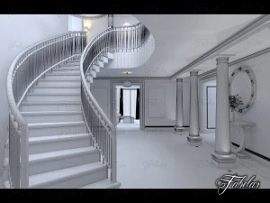 hall 10 3D Model