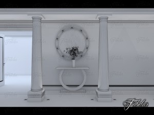 hall 10 Modello 3D