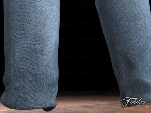 blue jeans Model 3D