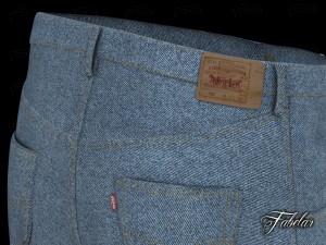 blue jeans Model 3D
