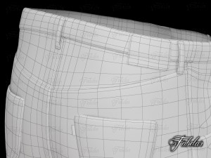 blue jeans Model 3D