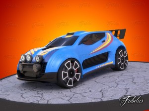 rally car 01 3D Model