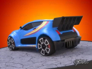 rally car 01 3D Model