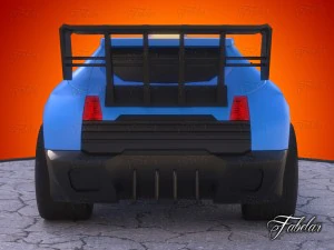 rally car 01 3D Model