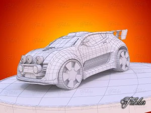 rally car 01 3D Model