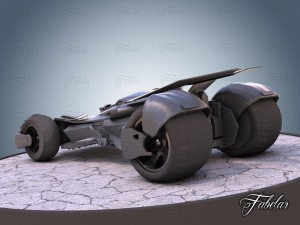 bat vehicle 01 3D Модель