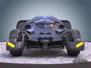 bat vehicle 01 3D Модель