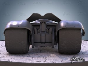 bat vehicle 01 3D Модель