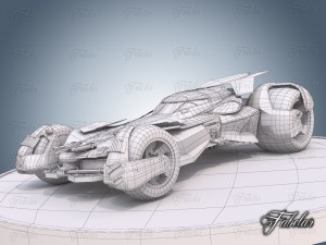 bat vehicle 01 3D Модель
