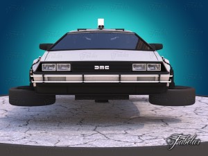 delorean - back to the future 3D Modell