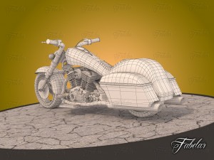 motorcycle 01 Modèle 3D