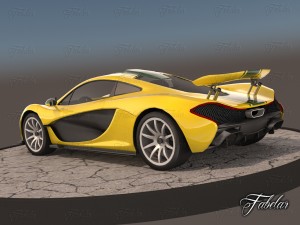 Mclaren p1 3D मॉडल