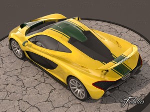 Mclaren p1 3D मॉडल