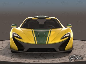 Mclaren p1 3D मॉडल