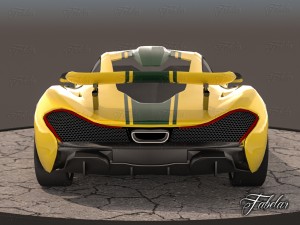 Mclaren p1 3D मॉडल